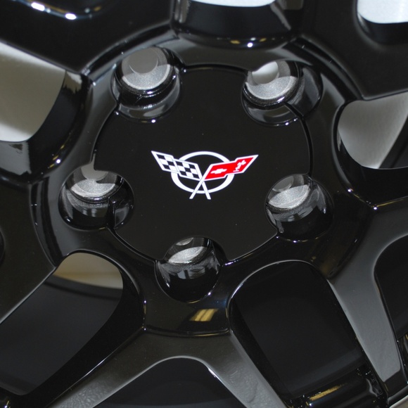 Corvette Accessories Black Corvette C5 Z6 Wheel Center Caps Poshmark